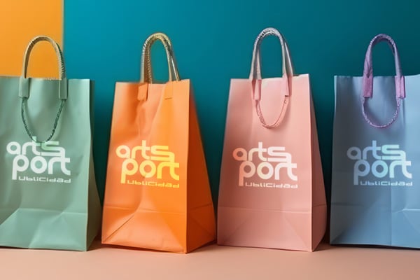 Impresión de bolsas de papel personalizadas - Packaging corporativo sostenible