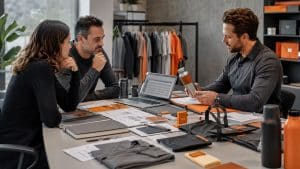 central de compras seleccionando proveedor de merchandising