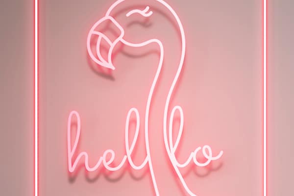 Rótulo de neón personalizado - Iluminación decorativa para negocios y eventos