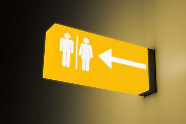 Rotulación de señalética para baños - Señalización personalizada para espacios públicos y empresas