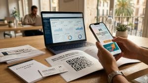 estrategia de marketing combinando marketing digital e impresión corporativa